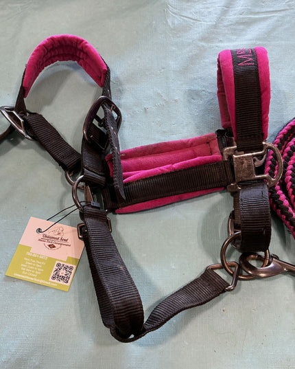 Halter Padded With Lead Pink / Black 