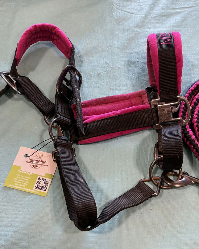 Halter Padded With Lead Pink / Black 
