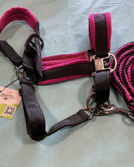 Halter Padded With Lead Pink / Black 