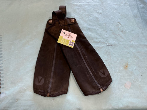English 1/2 Chaps – Black, Approx. Medium | Used, Good