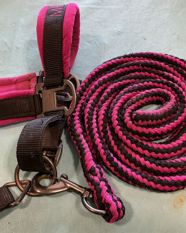 Halter Padded With Lead Pink / Black 