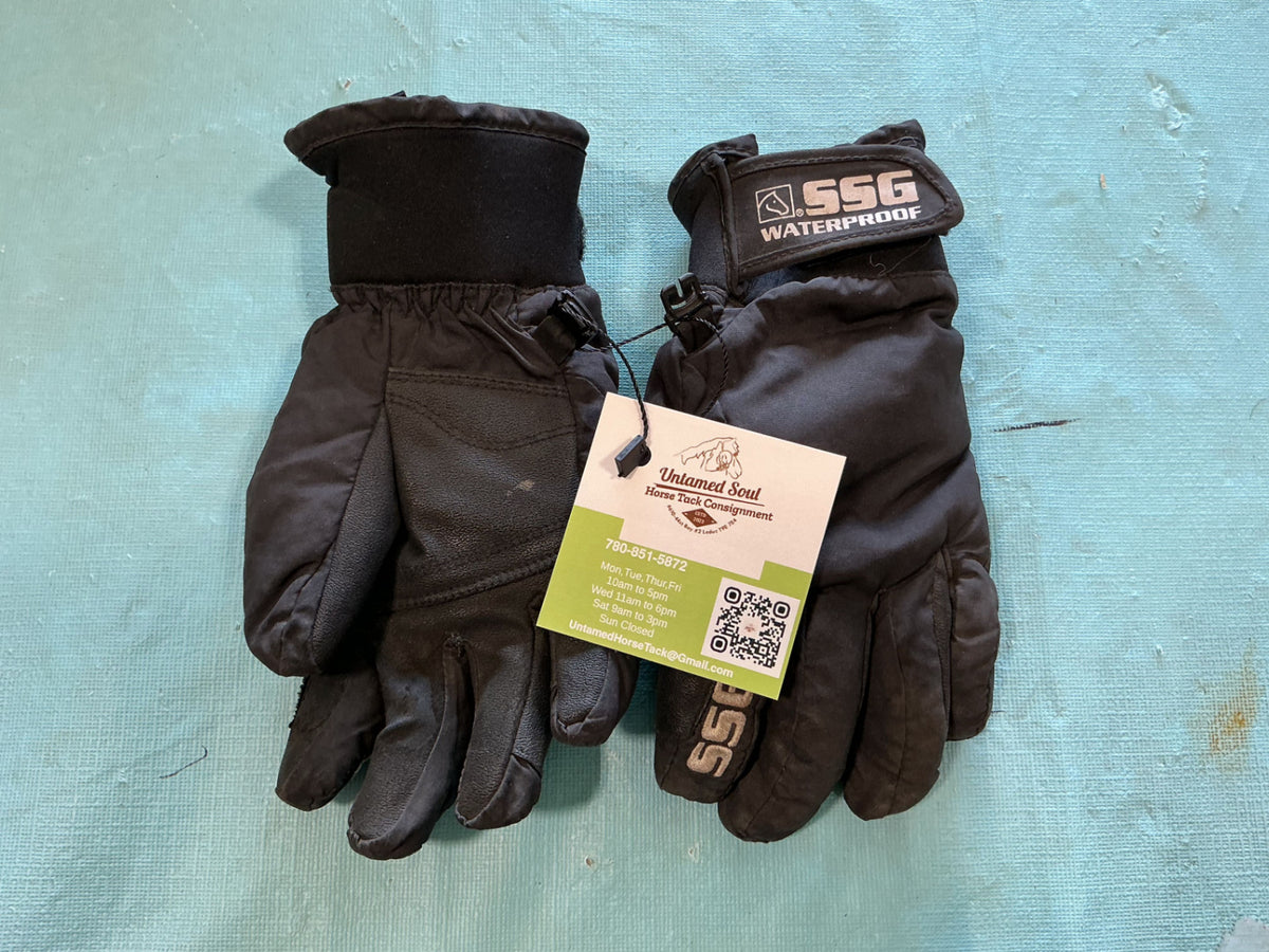 English Riding Gloves ssg black Small