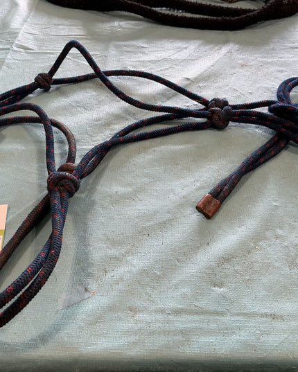 blue rope halter 