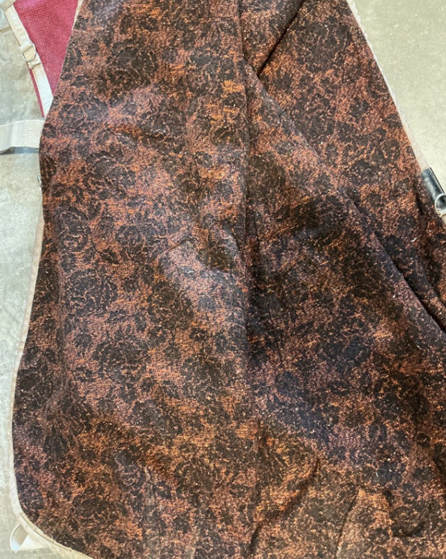 Blanket Wool Lined Red 70"
