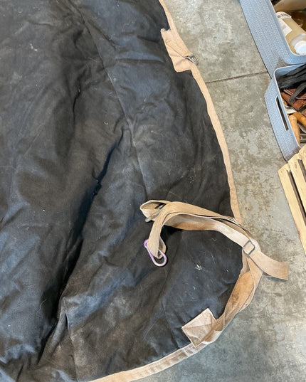 Blanket Winter 76" Black/Beige. est 100-150 fill