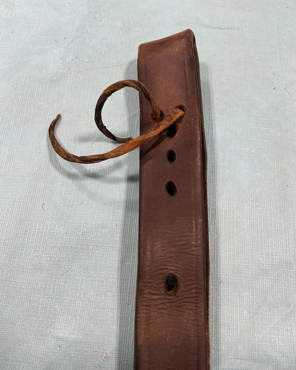Off Billet. Brown Leather 