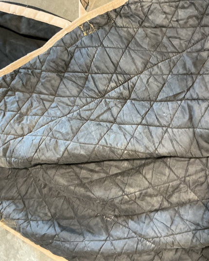 Blanket Winter 76" Black/Beige. est 100-150 fill