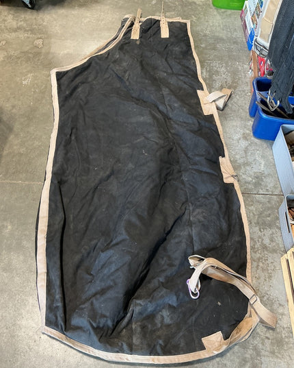 Blanket Winter 76" Black/Beige. est 100-150 fill