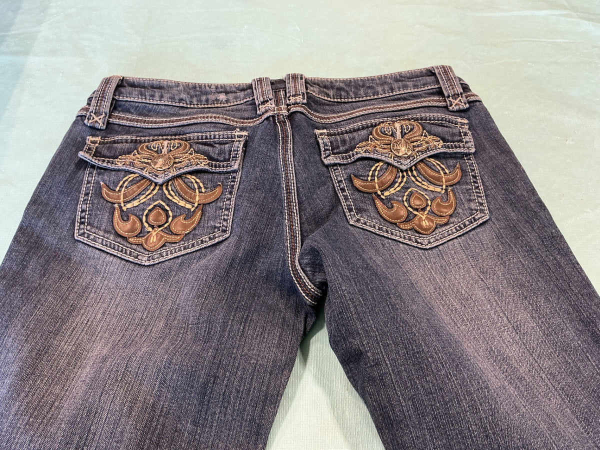 Jeans Rock 47 by Wrangler Ultra Low Rise No Size. 27? 28?