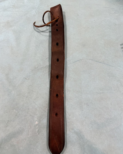Off Billet. Brown Leather 