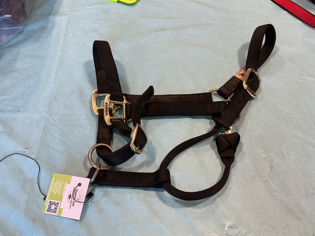 Halter Nylon Black Large
