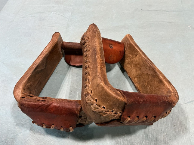 Western Stirrups Rawhide 3.25" 