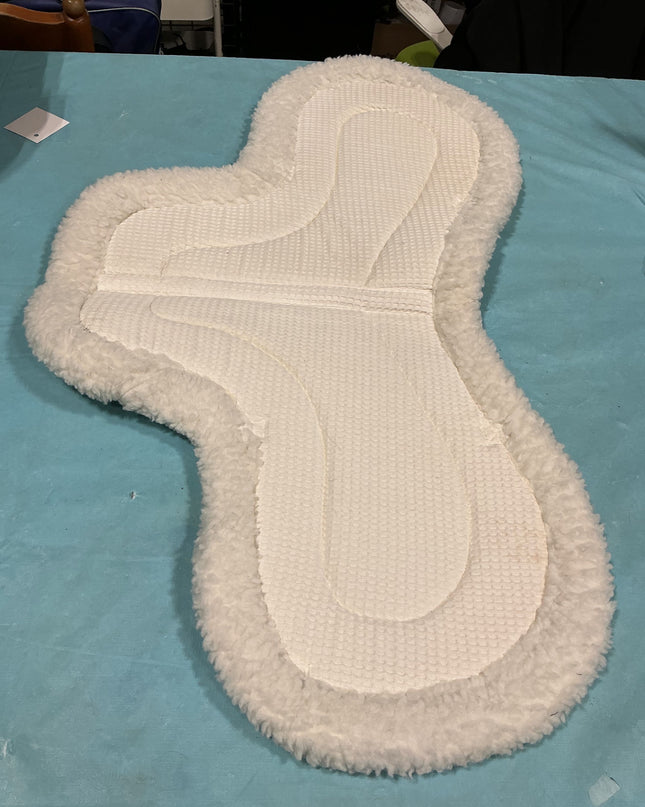 English Half Saddle Pad Century White