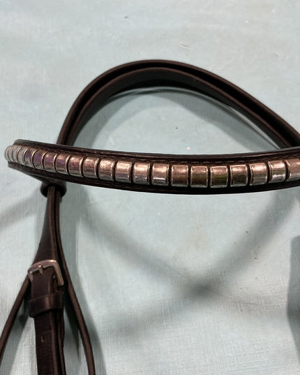 English Bridle Bit 5.75" & Reins Black 