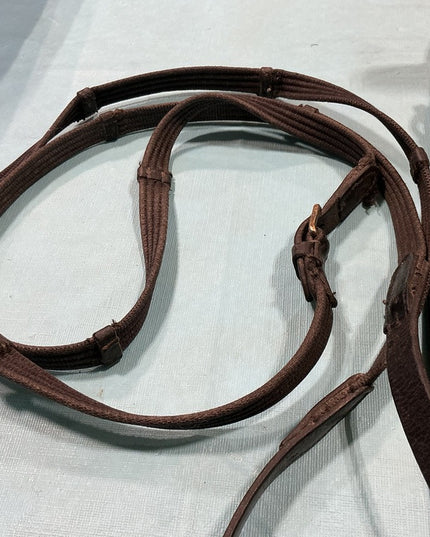 English Bridle Bit 6" & Reins Black 