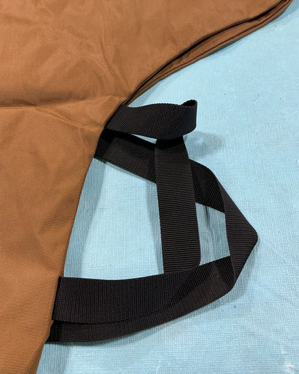 English Saddle Cover Brown Nylon 
