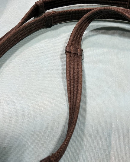 English Bridle Bit 6" & Reins Black 