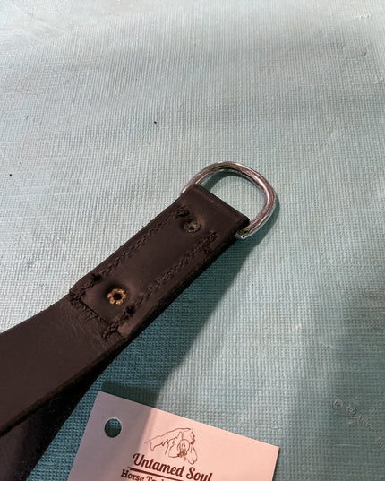 Leather strap for draw reins
