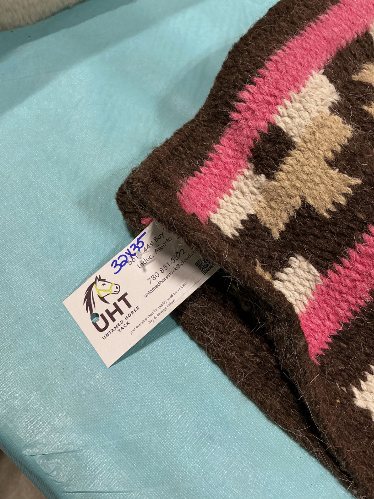 Western Saddle Pad Pink 32X35