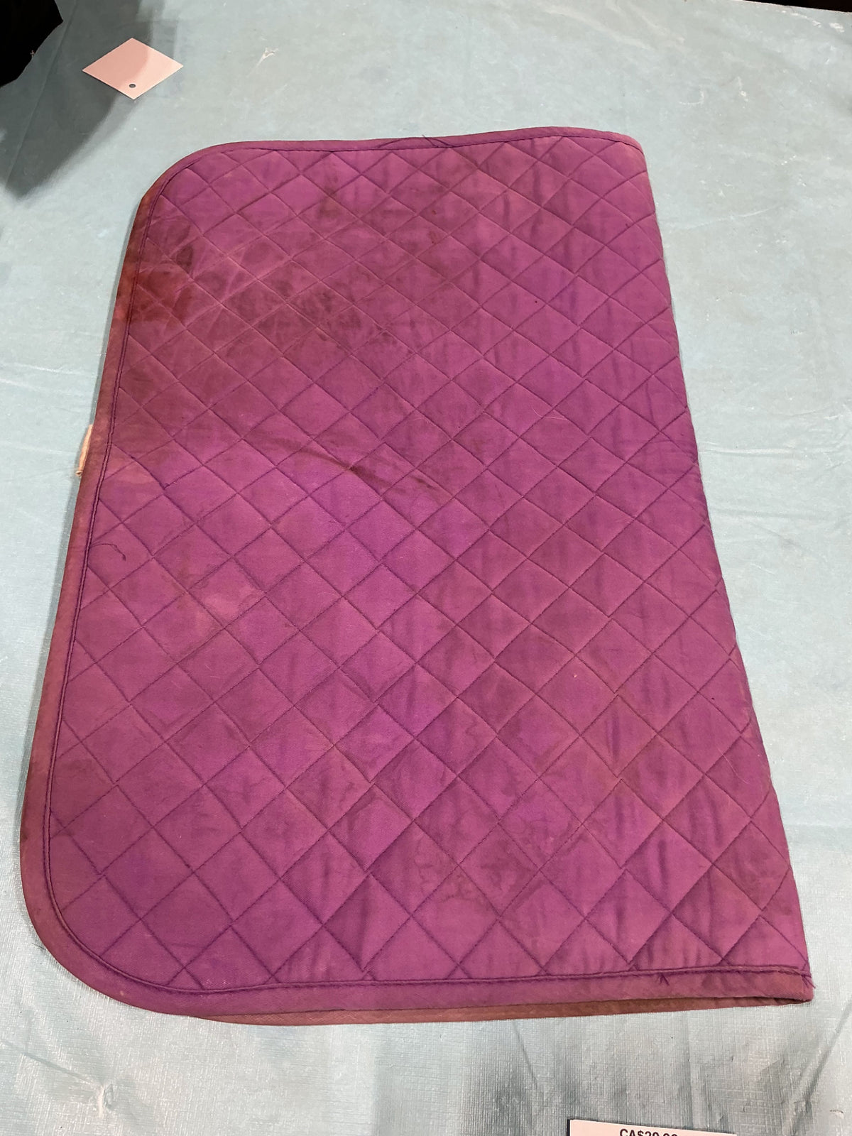 English Saddle Pad Purple