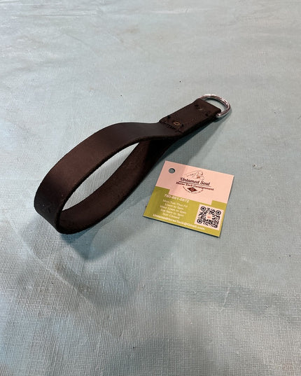Leather strap for draw reins