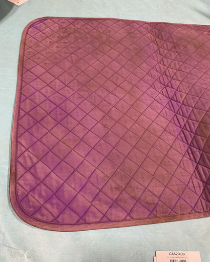 English Saddle Pad Purple