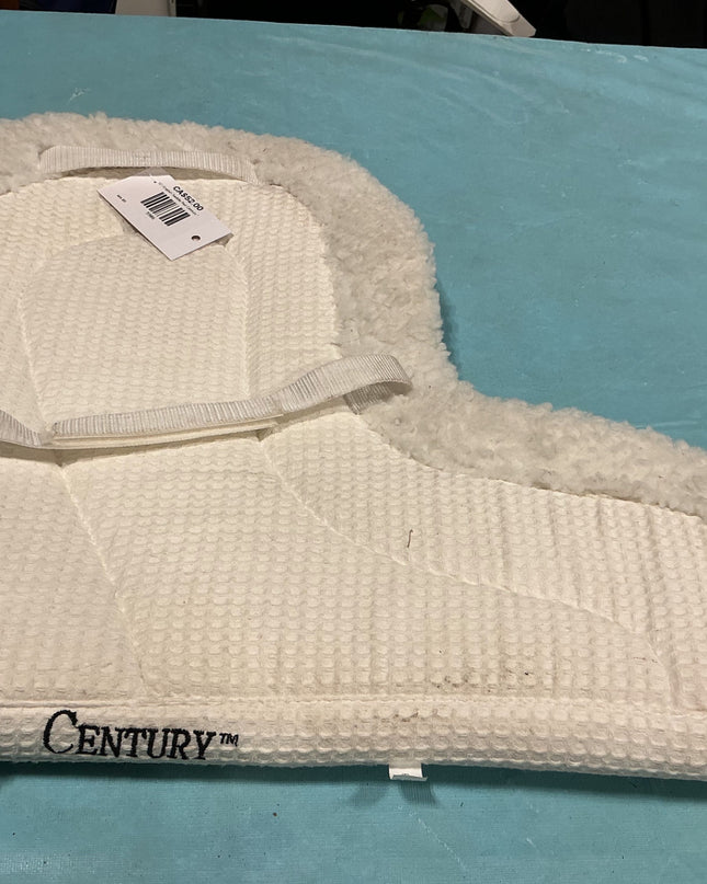 English Half Saddle Pad Century White