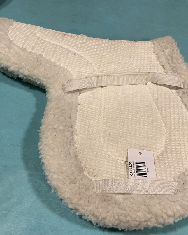 English Half Saddle Pad Century White