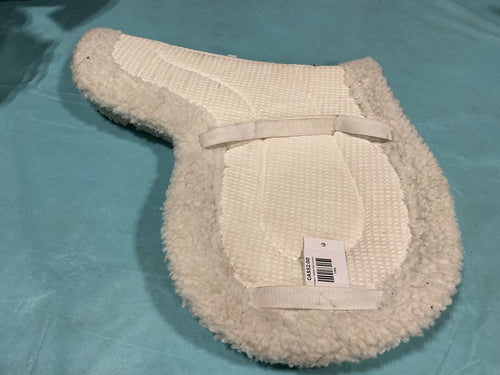 English 1/2 Saddle Pad – Century, White | Used, Very Good
