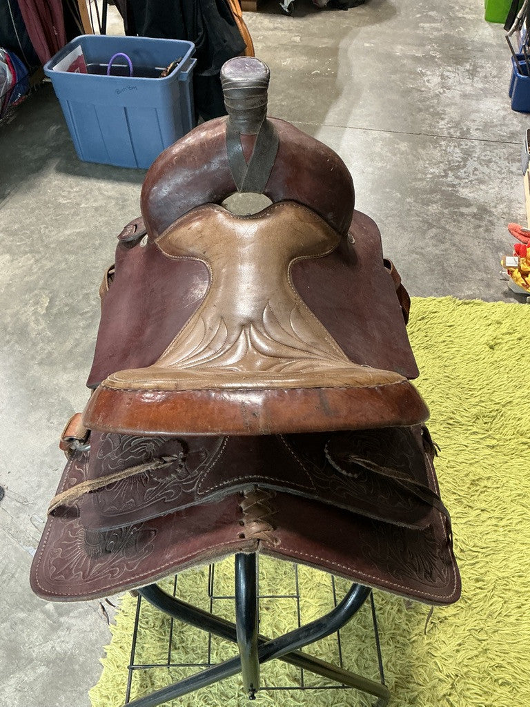 Western Rope Saddle S16"G8"