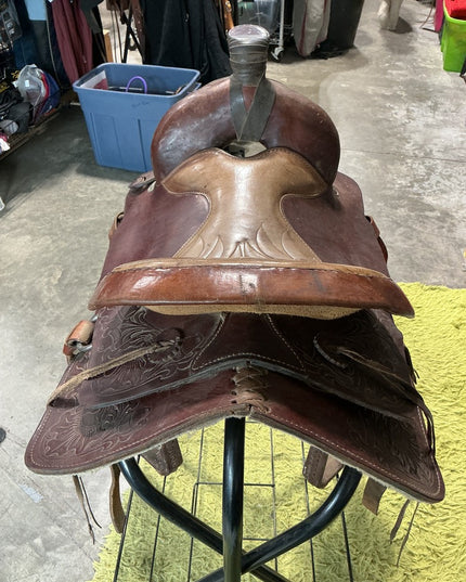 Western Rope Saddle S16"G8"