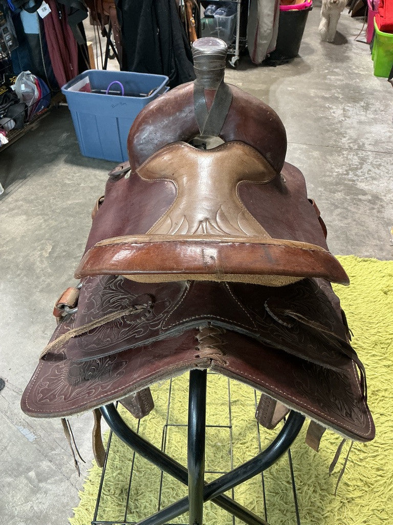 Western Rope Saddle S16"G8"