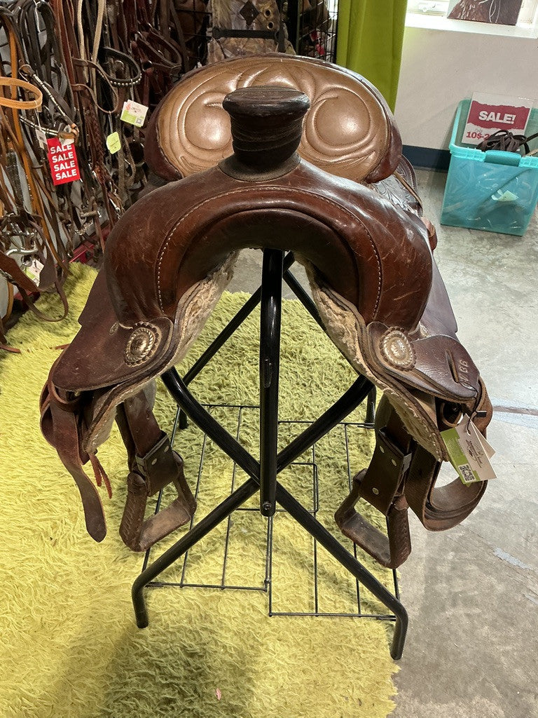 Western Rope Saddle S16"G8"
