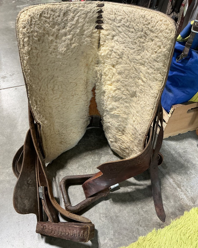 Western Rope Saddle S16"G8"