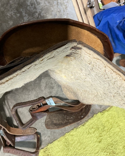 Western Rope Saddle S16"G8"