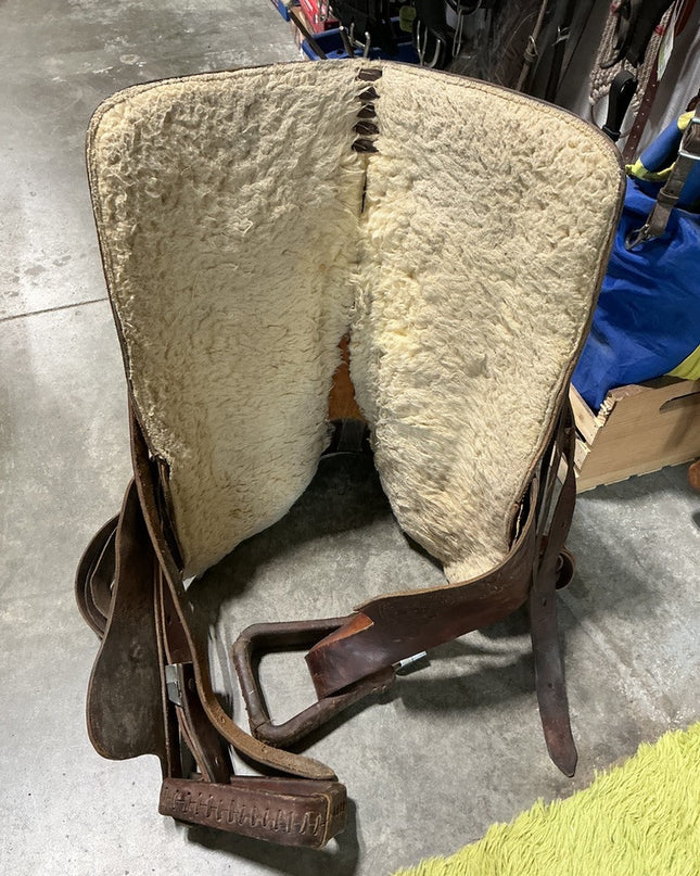 Western Rope Saddle S16"G8"