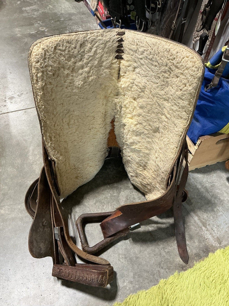 Western Rope Saddle S16"G8"