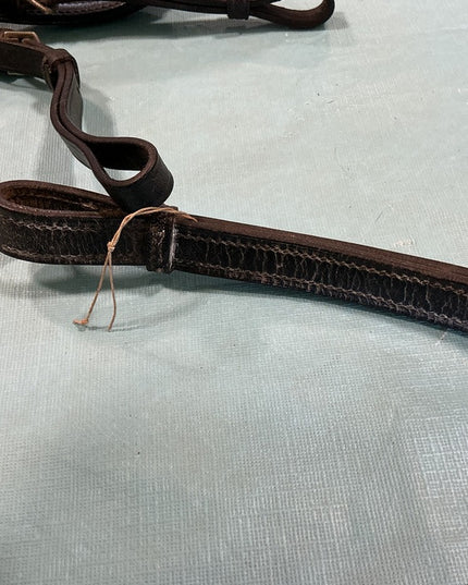 Breast Collar English Black Leather