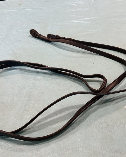 Reins English Black Leather