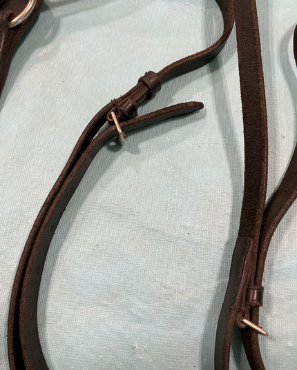 Breast Collar English Black Leather