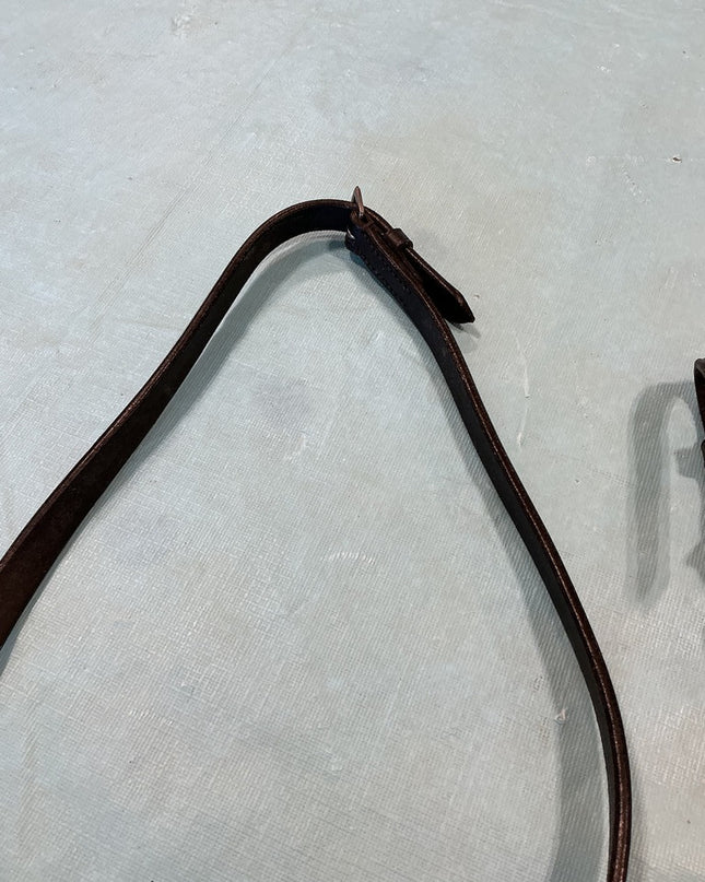 Reins English Black Leather