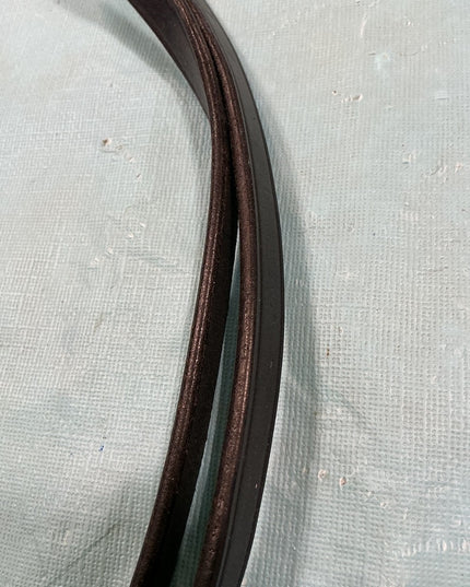 Reins English Black Leather