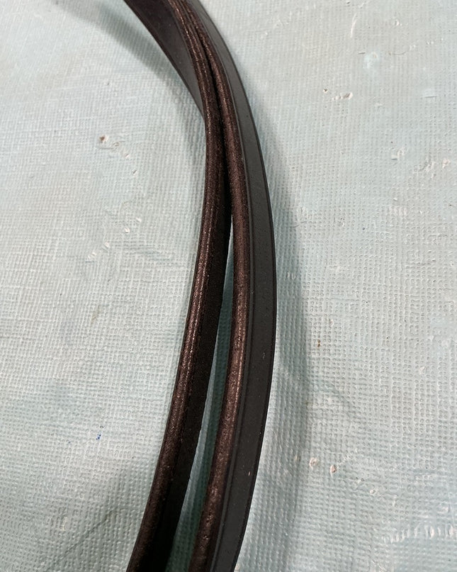 Reins English Black Leather