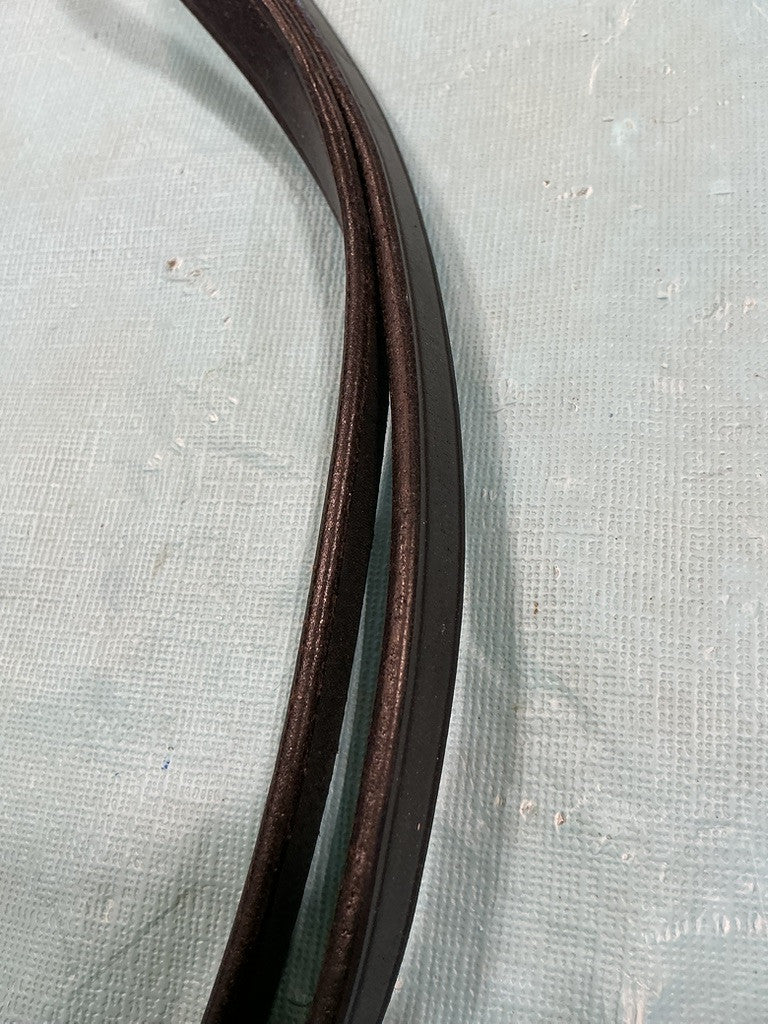 Reins English Black Leather