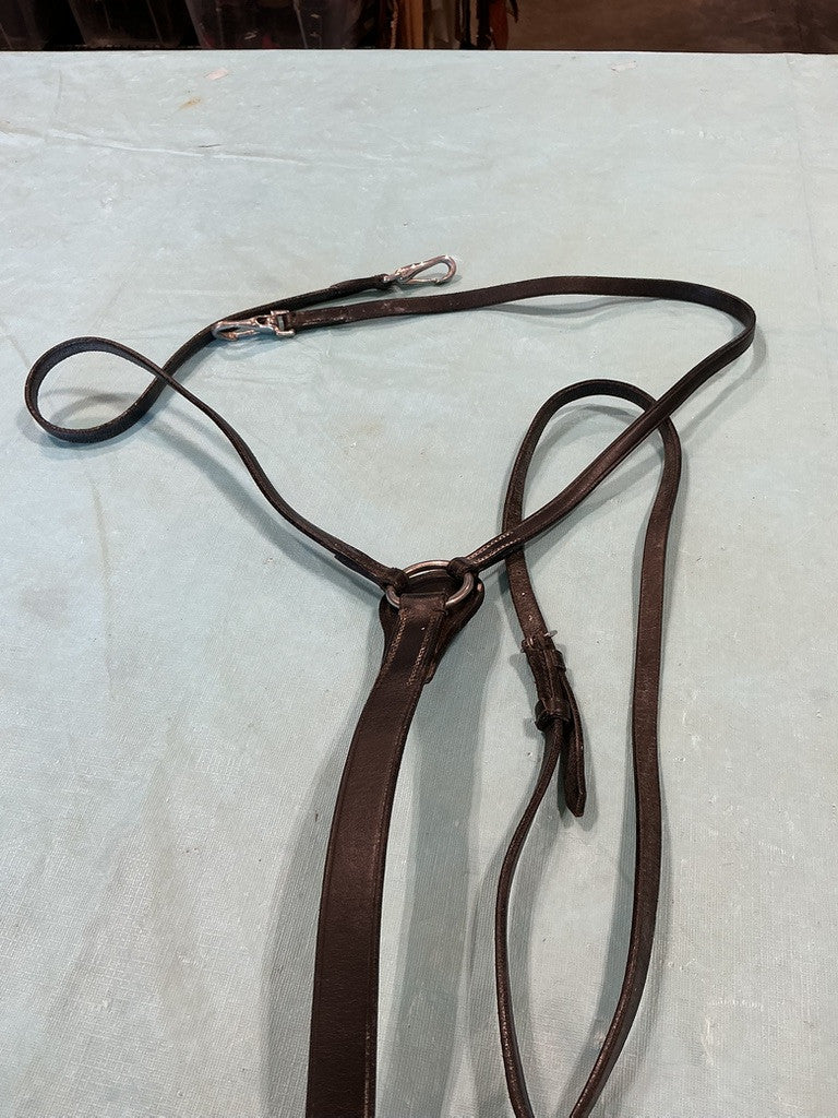 Breast Collar English Black Leather