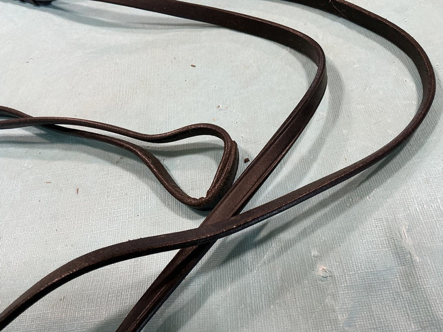 Reins English Black Leather