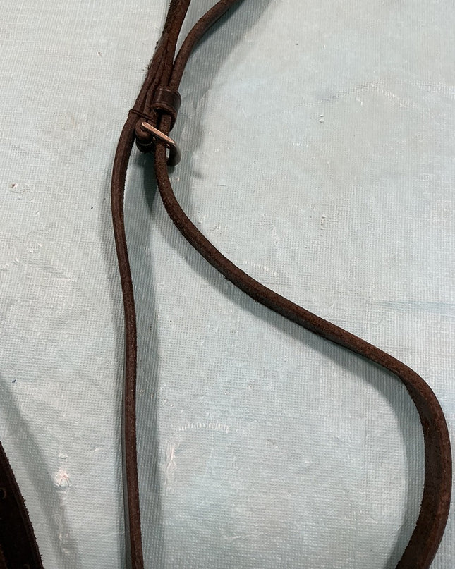 Breast Collar English Black Leather