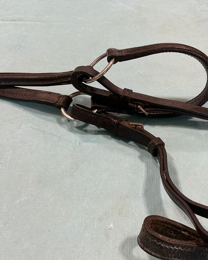 Breast Collar English Black Leather