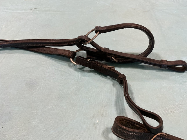 Breast Collar English Black Leather