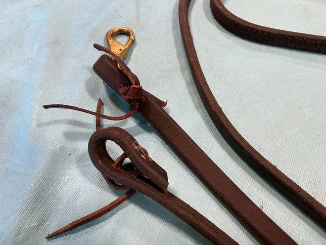 Reins Western Brown Leather
